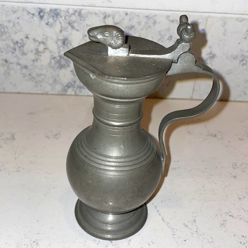 BlackStar & Gorham Pewter Carafe Pitcher Vintage